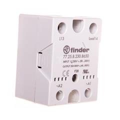 Przekaźnik SSR 1Z 25A 48-600V AC załączanie w zerze, zasilanie 230V AC 77.25.8.230.8650