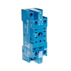 Gniazdo do serii 55.32/85.02 modułów 99.01, zaciski śrubowe, montaż na szynę DIN 35mm 94.82SMA