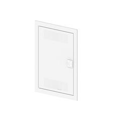 Drzwi do rozdzielni 2/28 MULTIMEDIA metalowe z ramą kompletne MSF 2000-12