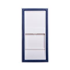 Adapter do gniazd teleinf 1-mod 22,5x45 mm do gniazd typ keystone MSF MULTIMEDIA 2000-38