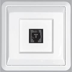 Forum Gniazdo telefoniczne pojedyncze RJ12 białe bez ramki GTP16F01