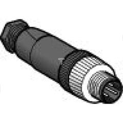 Konektor prosty męski, 1/2 20UNF, 3-pinowe,, dławik kablowy Pg 7 XZCC20MDM30B