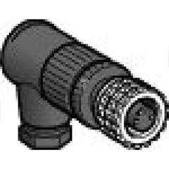 Konektor kątowy żeński, M8 , 4-pin.,, dławik kablowy M9,5x1 XZCC8FCM40V