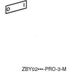 Etykieta oznacznikowa8x27mm, do ramki do mocowania etykiet 30x40mm, O-I ZBY02178