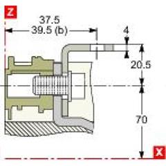 Przylacza kątowe, NSX250 (3szt.) LV429261