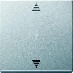 Przycisk żaluzjowy z funkcją pamięci i przyłączem czujnika, aluminium, system M MTN586360