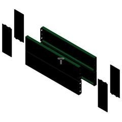 Spacial SM cokół panelu bocznego, 200x300mm NSYSPS3200