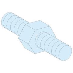 Prisma Plus, System G i P, 4 przekładki sześciokątne, M6, h 9mm 03195