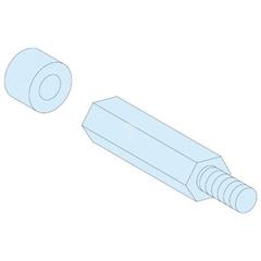 Prisma Plus, System G i P, 4 przekładki sześciokątne, M8, h 40mm+10mm 03199