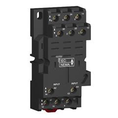 Gniazdo RPZ, styki mieszane, 16A, <250 V, zacisk śrubowy, do Przekaźnik RMX3.. RPZF3