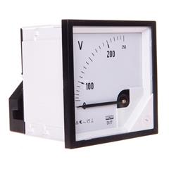 Woltomierz analogowy 72x72 N IP50 E61 250V pozycja pracy C3 K=90 st. bez atestu KJ EA17N E61300000000