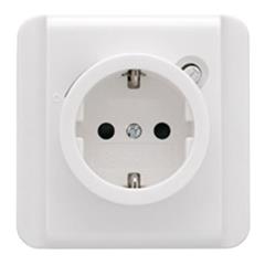 Gniazdo pojedyncze RCD b/u 16A 30mA SAFETY SOCKET IP21 GW95922