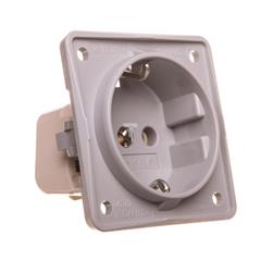 Integro Flow Gniazdo SCHUKO szary mat 0941852506