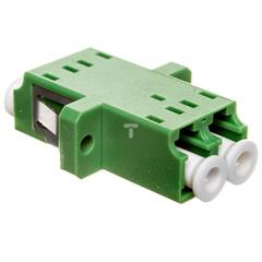 Adapter światłowodowy LC/LC APC SM duplex zielony DN-96007-APC