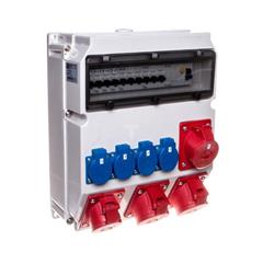 Rozdzielnica stacjonarna MIELEC 2x32/5xB 2x16xB 4GSx4B FI63 IP54 9040541W