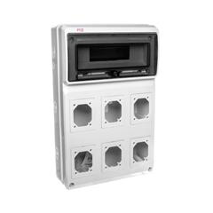 Rozdzielnica M-BOX 506x330x150mm 13 modułów, 6xotwór na gniazdo PCE, 6xkołnierz 13S 1518133