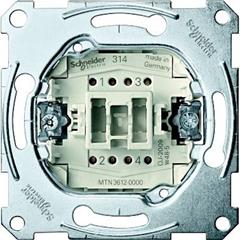 Mechanizm łącznika pojedynczego 2-bieg., p/t, 16AX, AC 250 V, b.śrub. MTN3612-0000