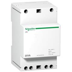 Modułowy transformator dzwonkowy iTR - 230V 50..60 Hz - wyjście 12..24 V - 25 VA A9A15215