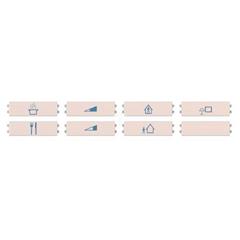 Unica, zestaw symboli scen świetlnych piaskowy MGU0.570.25