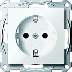 Gniazdo wtykowe SCHUKO, z przesłoną, b.śrub., B.P, P, Sys M MTN2300-0319