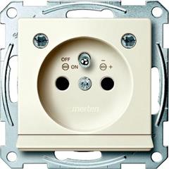 Gniazdo wtykowe z/u z sygn. i LED, przesł. b.śrub., B, P, Sys M MTN2504-0344