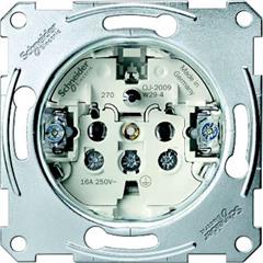 Mechanizm gniazda wtykowego z uziemieniem, zaciski śrubowe MTN2600-0000
