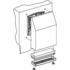 Filtr do wycięcia 125x125mm w obudowie EMC IP55 NSYCAF125L55