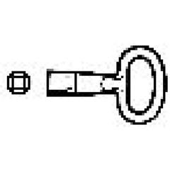 Kwadratowa wkładka do zamka 8mm, do obudów Spacial CRN lub Thalassa PLM NSYTC8CRN