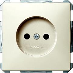 Gniazdo wtykowe b/u z przesłoną, zaciski śrub., biały, Artec/Antique MTN2000-4044