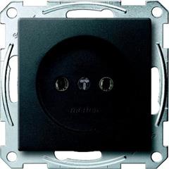 Gniazdo wtykowe b/u zaciski śrubowe, antracyt, system M MTN2001-0414