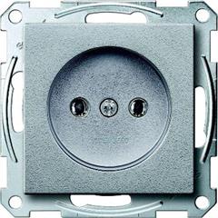 Gniazdo wtykowe b/u zaciski śrubowe, aluminium, system M MTN2001-0460