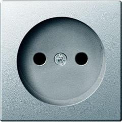 Gniazdo wtykowe b/u z przesłoną, b.śrub., alu, Sys M MTN2002-0460