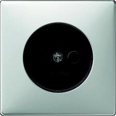 Płytka centralna mech. gniazda wtyk. b/u z przesł. stal, Artec/Antique MTN2030-4146