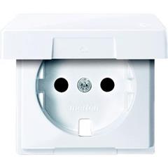 Płytka centralna z klapką do mechanizmu gniazda wtykowego SCHUKO, B.A, P, Sys M MTN2340-0325