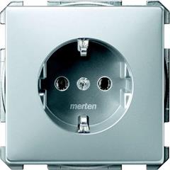 Gniazdo wtykowe SCHUKO, zaciski śrubowe, aluminium, Artec/Antique MTN2401-4060