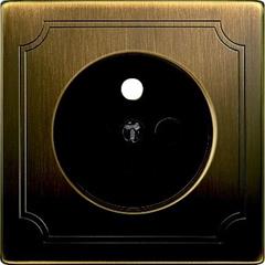 Płytka centralnamechanizmu gniazda wtykow. z/u przesł. mosiądz, Artec/Antique MTN2530-4143