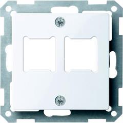 Płytka centralna mechanizmu gniazda RJ11/RJ45, podwójna, B.A, P, Sys M MTN291625