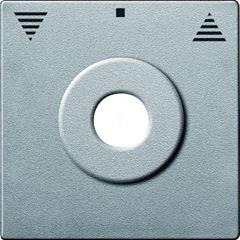 Płytka centralna /góra-stop-dół/do mech. 3poł. łącz. z kluczem, alu, Sys M MTN3883-0460