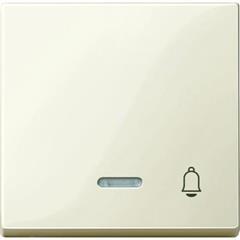 Klawisz z lampką sygnalizacyjną z oznaczeniem /dzwonek/ biały, połysk, system M MTN435844