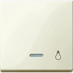 Klawisz z lampką sygnalizacyjną z oznaczeniem /światło/ biały, połysk, system M MTN435944