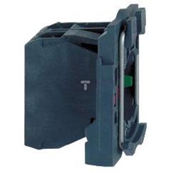 Zestaw świetlny z korpusem/kołnierzem mocującym z żarówką BA9s <=250V 1NO ZB5AW061