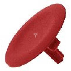 Wkładka czerwony, do okrągłych przycisków O 22mm ZBA4