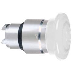 Napęd podświetlany przycicku grzybkowego O22 zat. awar. biała O40 z sam. powr. zinteg.LED ZB4BW413