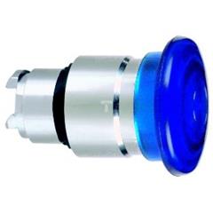 Napęd przycisku poświetlany grzybkowy O22 zatrzym. awar. nieb. O40 z blok. zinteg. LED ZB4BW663