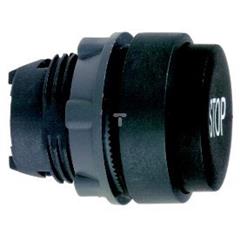 Napęd przycisku czarna wyst. O 22, z sam. powr., STOP ZB5AL234