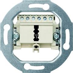 Gniazdo telefoniczne TAE, pojedyncze, 1x6 F, biały MTN465206