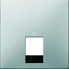 Płytka centralna mechanizmu gniazda telefonicznego RJ11/RJ12, stal, Artec/Antique MTN462646