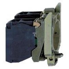 Pojedynczy blok styków z korpusem/kołnierzem mocującym, 2NC, zaciski śruboowe ZB4BZ107