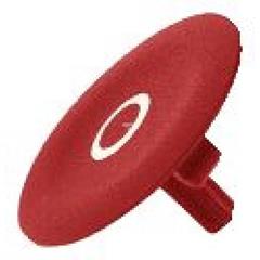 Wkładka czerwony, 0, do okrągłych przycisków O 22mm ZBA432