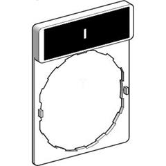 Ramka do mocowania etykiet 30x40mm, z etykietą 8x27mm I ZBY2147